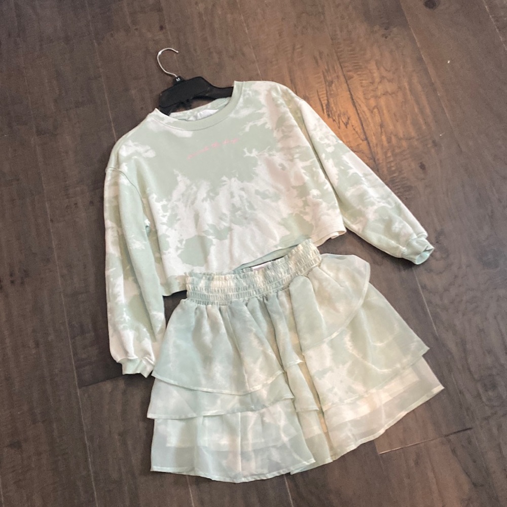 H&M matching skirt top set